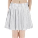 Hand drawn lines pattern Pleated Mini Skirt View1