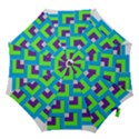 Geometric 3d Mosaic Bold Vibrant Hook Handle Umbrellas (Small) View1