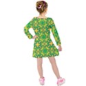 Pattern Kids  Long Sleeve Velvet Dress View2