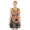 Happy Birthday Mr. President  V-Neck Sleeveless Skater Dress View2
