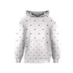 Mages Pinterest White Red Polka Dots Crafting Circle Kids  Pullover Hoodie by Alisyart