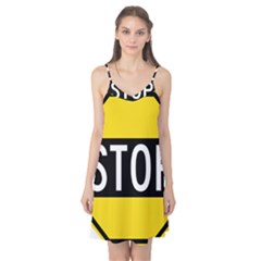Road Sign Stop Camis Nightgown by Alisyart