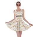 Colorful Clouds Rainbows Rain Drops Pattern Skater Dress View1