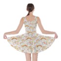 Colorful Clouds Rainbows Rain Drops Pattern Skater Dress View2