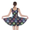 Blue Firework of Various Colors Pattern for Holiday Skater Dress View2