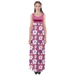 Violet Hawaii Empire Waist Maxi Dress