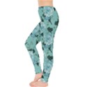 Mint Roses Floral Leggings  View3
