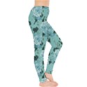 Mint Roses Floral Leggings  View4