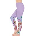 Purple2 Floral Leggings  View3