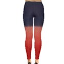 Navy Red Tie Dye Leggings View2