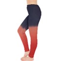 Navy Red Tie Dye Leggings View3