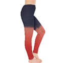 Navy Red Tie Dye Leggings View4