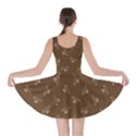 Brown Tyrannosaurus Dinosaur Doodle Pattern Skater Dress  View2