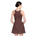 Dark Red Flame Hell Fire Seamless Reversible Skater Dress View2