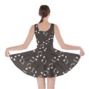 Black Music Elements Notes Web Flat Design Gray Pattern Skater Dress View2