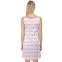 Pink Cute Pig Pattern with Pink Pig Faces Sleeveless Satin Nightdress View2