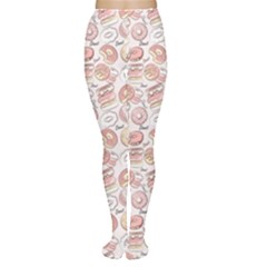 Pink Donut Pattern Women s Tights