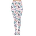 Colorful Pastel Floral Pattern With Butterflies And Flowers Tights View1