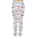 Colorful Pastel Floral Pattern With Butterflies And Flowers Tights View2