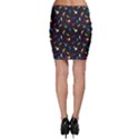 Colorful Space with Cats Saturn and Stars Bodycon Skirt View2