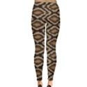 Black Python Snake Skin Pattern Women s Leggings View2