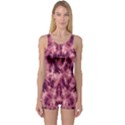 Magenta Tie Dye One Piece Boyleg Swimsuit View1