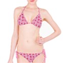 Pink Pattern with Sweet Cupcakes Bikini Set View1