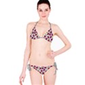 Colorful Pattern with Stylized Fresh Ripe Grapes Bikini Set View3