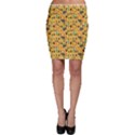 Orange African Ethnic Pattern with Stylized Bodycon Skirt View1