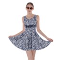 Blue Abstract Pattern Skater Dress View1