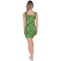 Green Snails Mushrooms Pattern Bodycon Dress View4