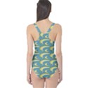 Blue Banana Pattern Women s One Piece Swimsuit View2