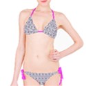 Purple Ethnic Vintage Elephant Business Bikini Set View1
