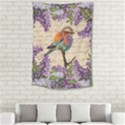 Vintage bird and lilac Small Tapestry View2