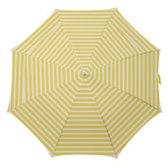 Horizontal Stripes Yellow Straight Umbrellas by Mariart