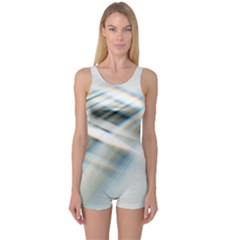 Business Background Abstract One Piece Boyleg Swimsuit by Simbadda