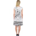 Music note Capsleeve Midi Dress View2