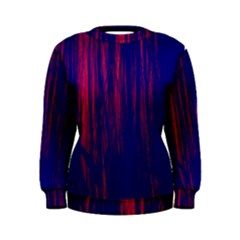 Abstract Color Red Blue Women s Sweatshirt by Simbadda