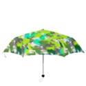 Abstract Watercolor Background Wallpaper Of Watercolor Splashes Green Hues Folding Umbrellas View3