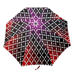 Flowers Digital Pattern Summer Woods Art Shapes Folding Umbrellas by Nexatart