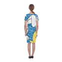 Easter bunny and chick  Classic Short Sleeve Midi Dress View2