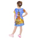 Winter Church Kids  Short Sleeve Velvet Dress View2