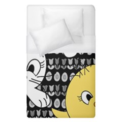 Easter Bunny And Chick  Duvet Cover (single Size)