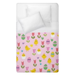 Easter - Chick And Tulips Duvet Cover (single Size)