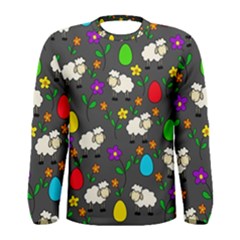 Easter Lamb Men s Long Sleeve Tee