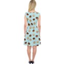 Donuts pattern Capsleeve Midi Dress View2