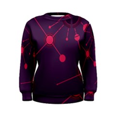 Abstract Lines Radiate Planets Web Women s Sweatshirt by Nexatart