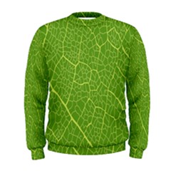 Green Leaf Line Men s Sweatshirt by Mariart