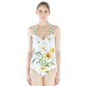 Flowers Flower Of The Field Halter Swimsuit View1