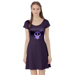 Anti-queen Short Sleeve Skater Dress